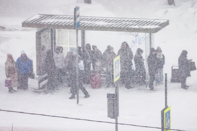 Москву накрыл мощный снегопад. Фотогалерея