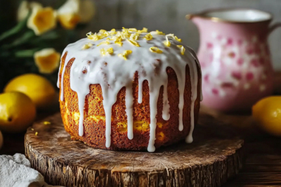 Забудьте о сухих куличах: этот лимонный шедевр с глазурью тает во рту &mdash; рецепт для идеальной Пасхи