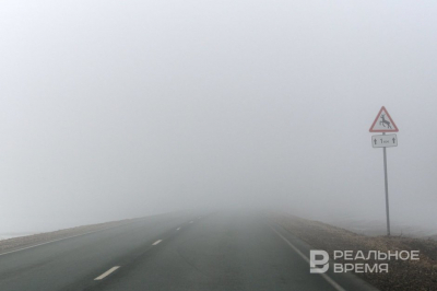 Ночью и днем понедельника в Татарстане прогнозируется туман, гроза и ветер порывами 15-20 м/с