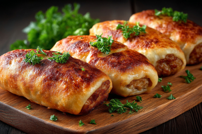 Беляши больше не делаю. Готовлю котлеты в тесте: нежная корочка, мясная начинка, сытнее и проще пирожков