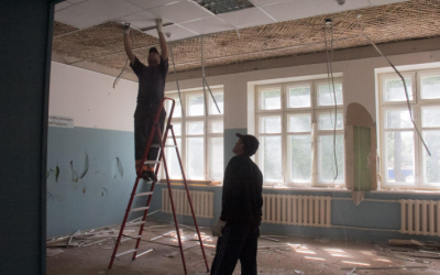 В Хромтау никак не закончат ремонт гимназии