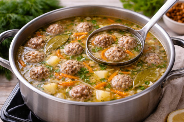 Секреты супа с фрикадельками: 3 правила для вкусноты и чистого бульона без мути