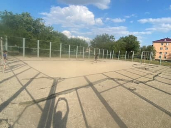 Народный репортер. Постелите газон возле школы