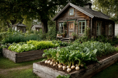 Грядка в тени на даче больше не пустует: сажаю эти овощи и зелень &mdash; урожай всегда на славу