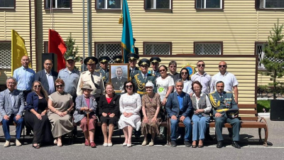 Воинской части в Караганде присвоено имя героя Мартбека Мамраева