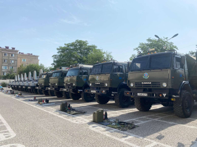 Техосмотр вооружения и военной техники прошел в Шымкенте