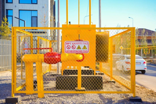 В Астане реализован очередной этап программы газификации столицы