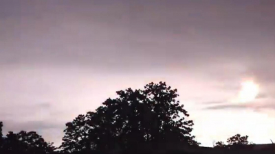 Огромный астероид запечатлели на видео на Филиппинах