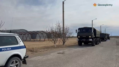 Военные Актауского гарнизона отправились в Кульсары