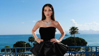 "Королева в черном": звезда турецкого сериала "Черная любовь" запечатлелась в Каннах