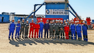 КазМунайГаз приступил к бурению глубокой разведочной скважины в Кызылординской области